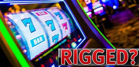 are casino machines rigged